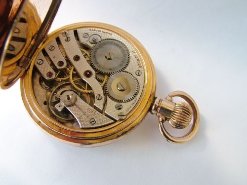 fig 1. A good quality Tavannes pocket watch, 1920s