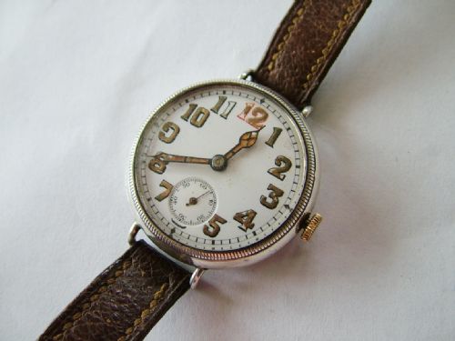 A Ww1 Silver Marvin Trench Watch, 1915