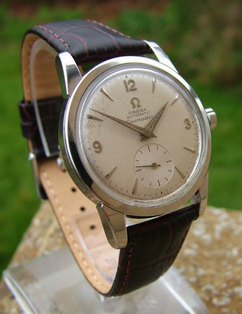 fig 1. Gents Omega Seamaster wrist watch, 1956
