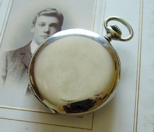fig 1. A 1920s Bore pocket watch with 24 hour dial