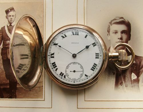 A Vintage 1920s Pinnacle Full Hunter Pocket Watch