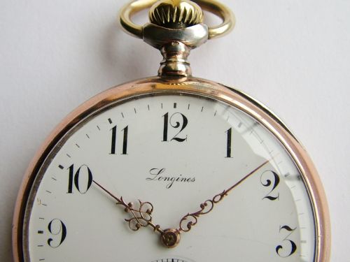 An Antique Longines Pocket Watch, 1911