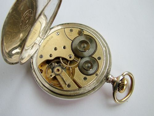 fig 2. An antique Longines pocket watch, 1911