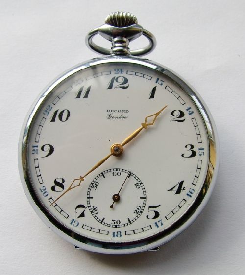 A 1930s Record Genève Pocket Watch
