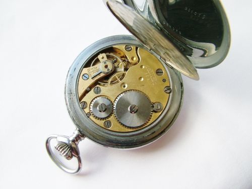 fig 1. A 1930s Record Genève pocket watch