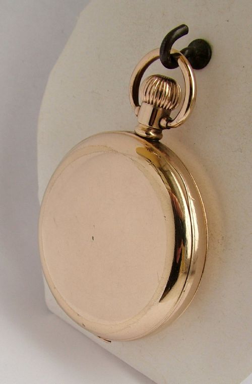 fig 2. Antique Waltham Vanguard half hunter pocket watch