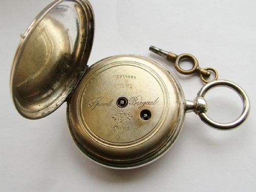 fig 2. A Spiral Breguet pocket watch, circa 1900