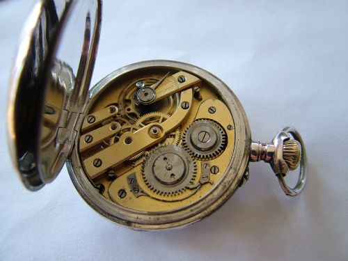 fig 3. Antique Chopard pocket watch, circa 1910s