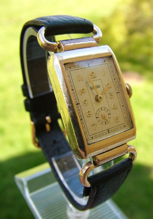 fig 1. A charming gents 1940s Ankra wrist watch