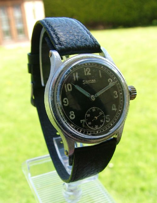 fig 1. Gents 1940s Silvana hand winding wrist watch