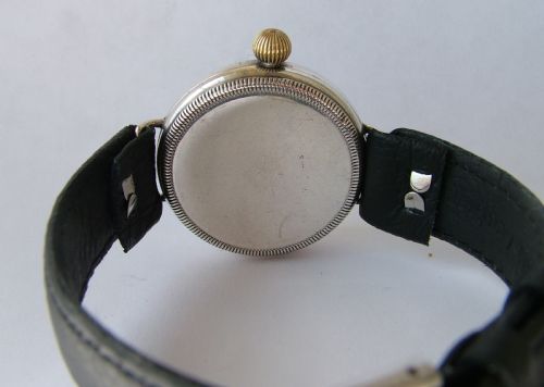 fig 2. A gents World War 1 silver trench watch