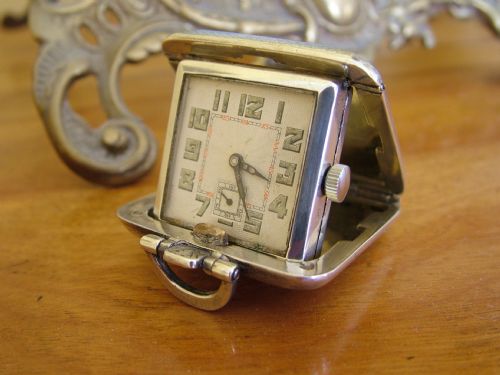A Lady’s 1930s Art Deco Silver Purse Watch
