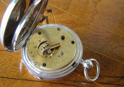 fig 2. An antique silver H Samuel pocket watch