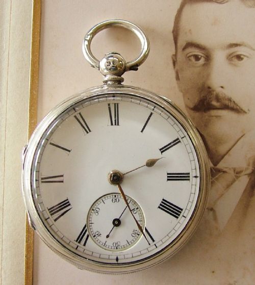 1876 J Solomon, Pimlico Silver Fusee Pocket Watch