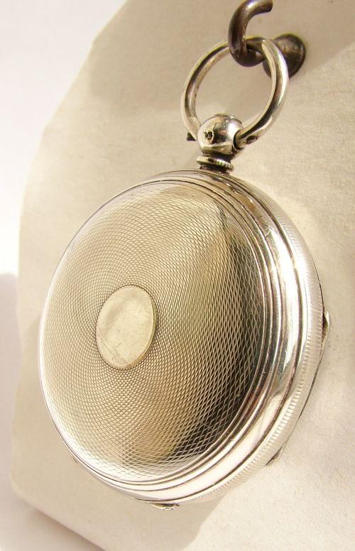 fig 1. 1876 J Solomon, Pimlico silver fusee pocket watch