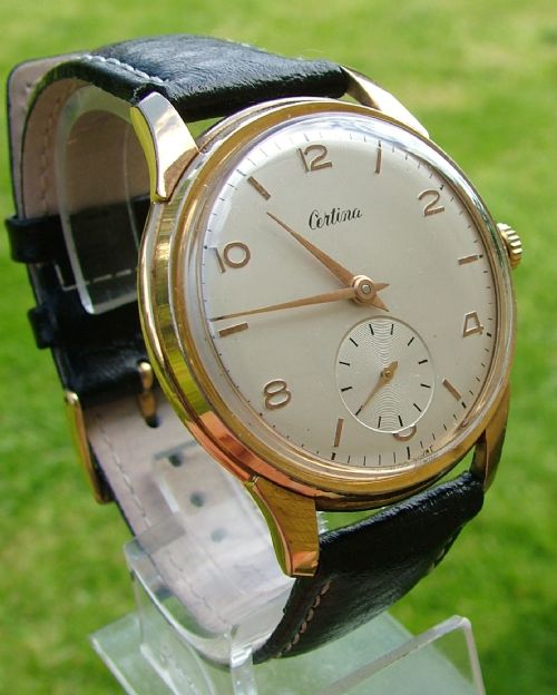 A Good Sized Gents Certina Wristwatch, 1950s