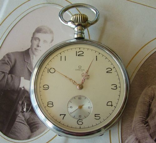 A Large Over Sized Omega Pocket Watch, Late 1910s