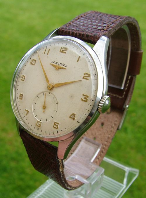 A Gents Over-sized Longines Wrist Watch, 1954