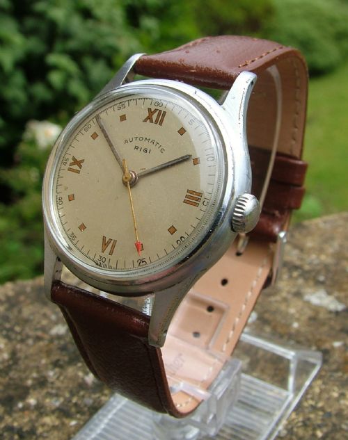 A Gents 1950s Rigi Bumper Automatic Wrist Watch