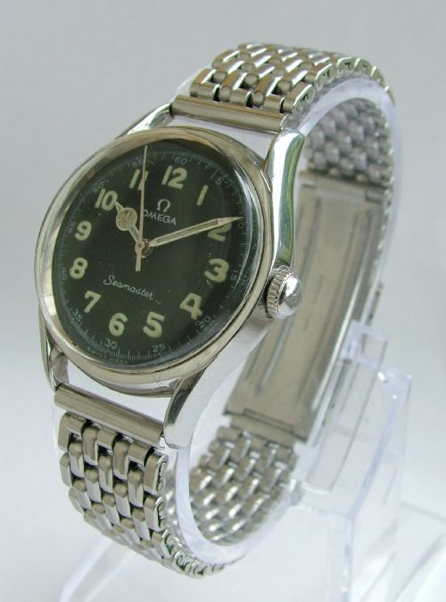 fig 1. A gents 1950s Omega Seamaster wristwatch