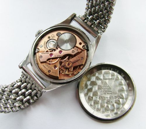 fig 2. A gents 1950s Omega Seamaster wristwatch