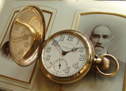 An Antique Thomas Russell Full Hunter Pocket Watch