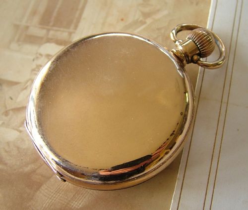 fig 2. A 1920 Omega gold plated pocket watch