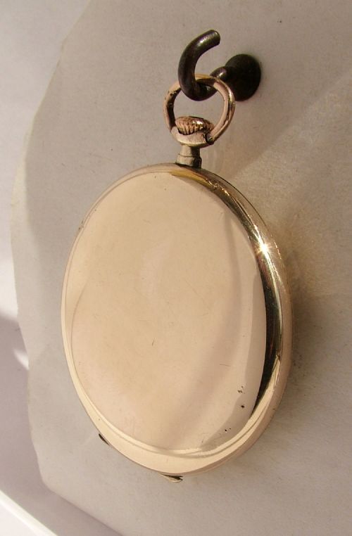 fig 1. A vintage 1920s Tempo rolled gold pocket watch