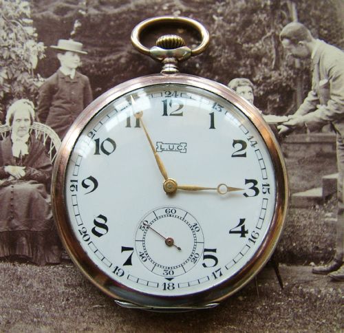 An Antique Galonne Cased Chopard Pocket Watch