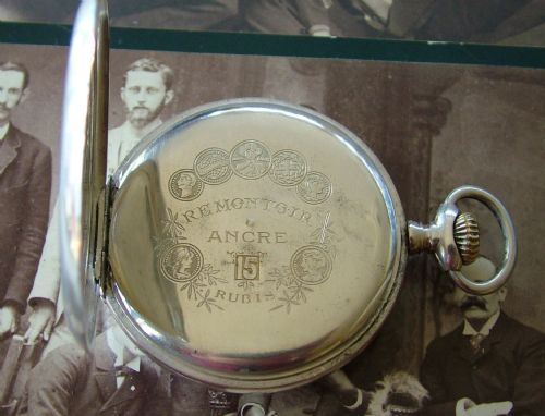 fig 1. An antique J Calame Robert pocket watch