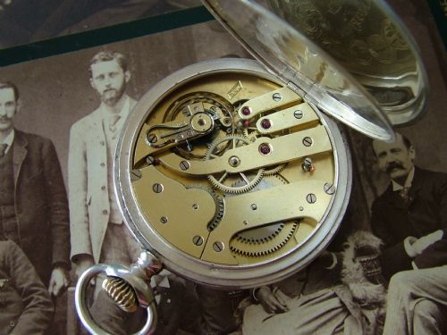 fig 2. An antique J Calame Robert pocket watch