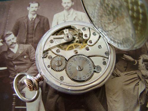 fig 1. An Art Deco Record pocket watch