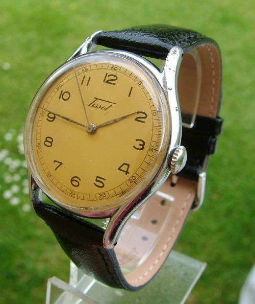 A Gents Ww2 Tissot Wrist Watch