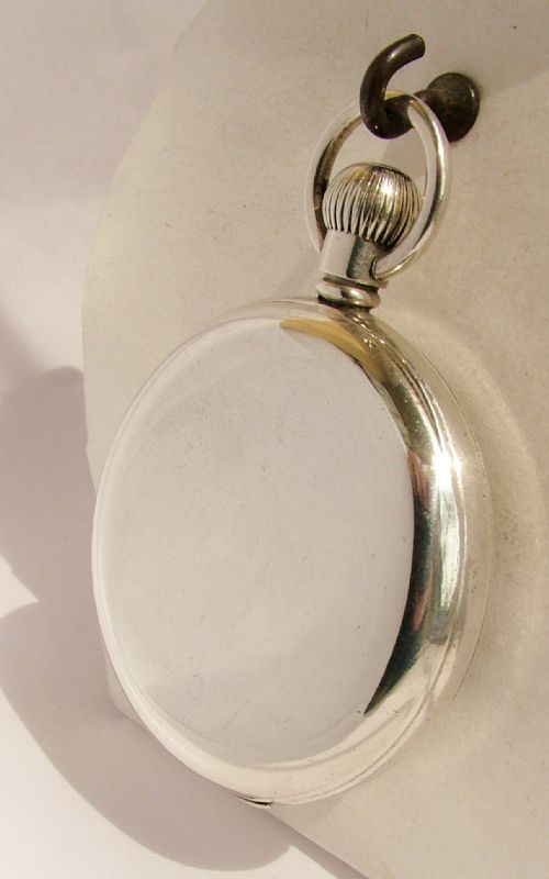 fig 1. A 1930s silver pocket watch from J W Benson.