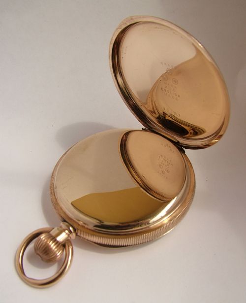 fig 2. Antique 1902 Waltham Traveler pocket watch