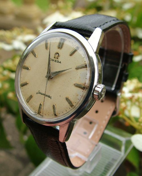 fig 1. A gents Omega Seamaster wrist watch, 1960