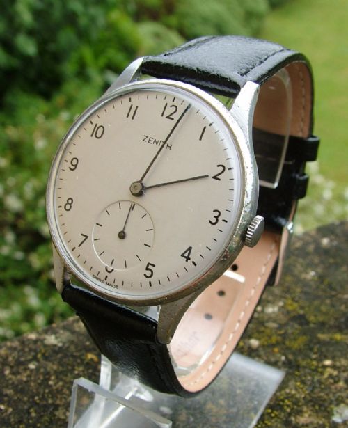 A Ww2 Gents Zenith Wrist Watch