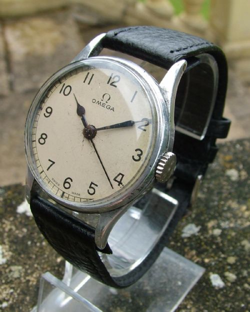 A Ww2 Era Gents Omega Wrist Watch