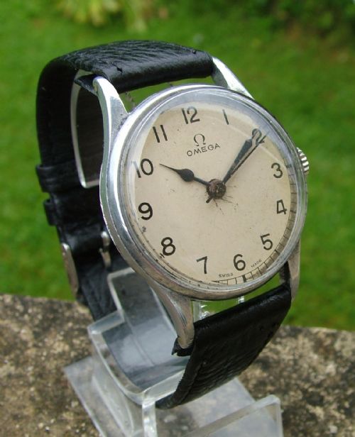 fig 2. A WW2 era gents Omega wrist watch