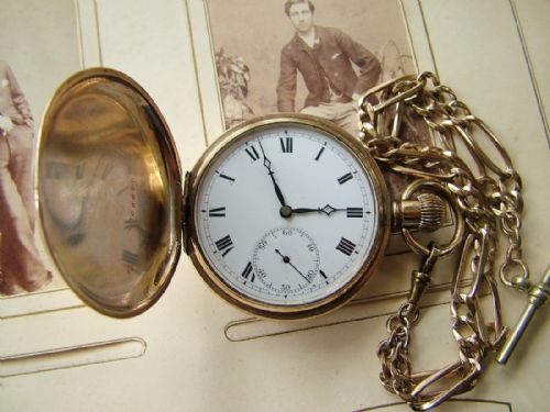 fig 1. A 1930s Cortebert full hunter pocket watch