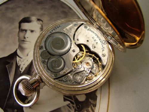 fig 1. An antique 1907 Rockford pocket watch