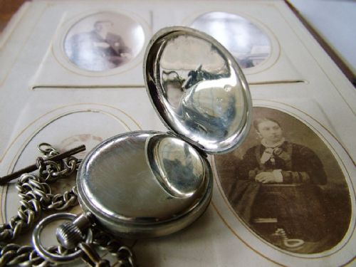 fig 3. Vintage 1920s Limit stem winding pocket watch