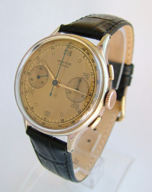 Gents 1950s Orator Chronograph Wristwatch