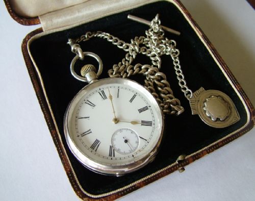 Antique Labrador (Omega) Pocket Watch