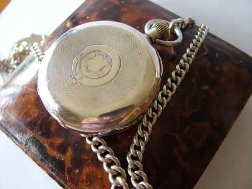 fig 2. Antique Labrador (Omega) pocket watch