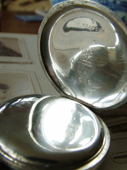 fig 3. Antique Omega pocket watch, Camerer Kuss & Co