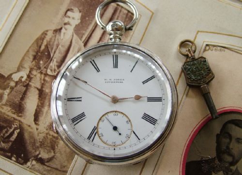 Antique Fusee Pocket Watch, Wm Williams Jones
