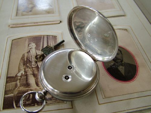 fig 2. Antique fusee pocket watch, Wm Williams Jones