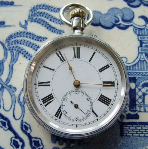 An Antique Silver Pocket Watch, Arthur Baume