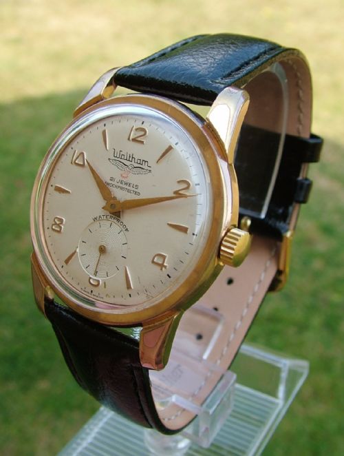 A Gents 1950s Waltham Wrist Watch